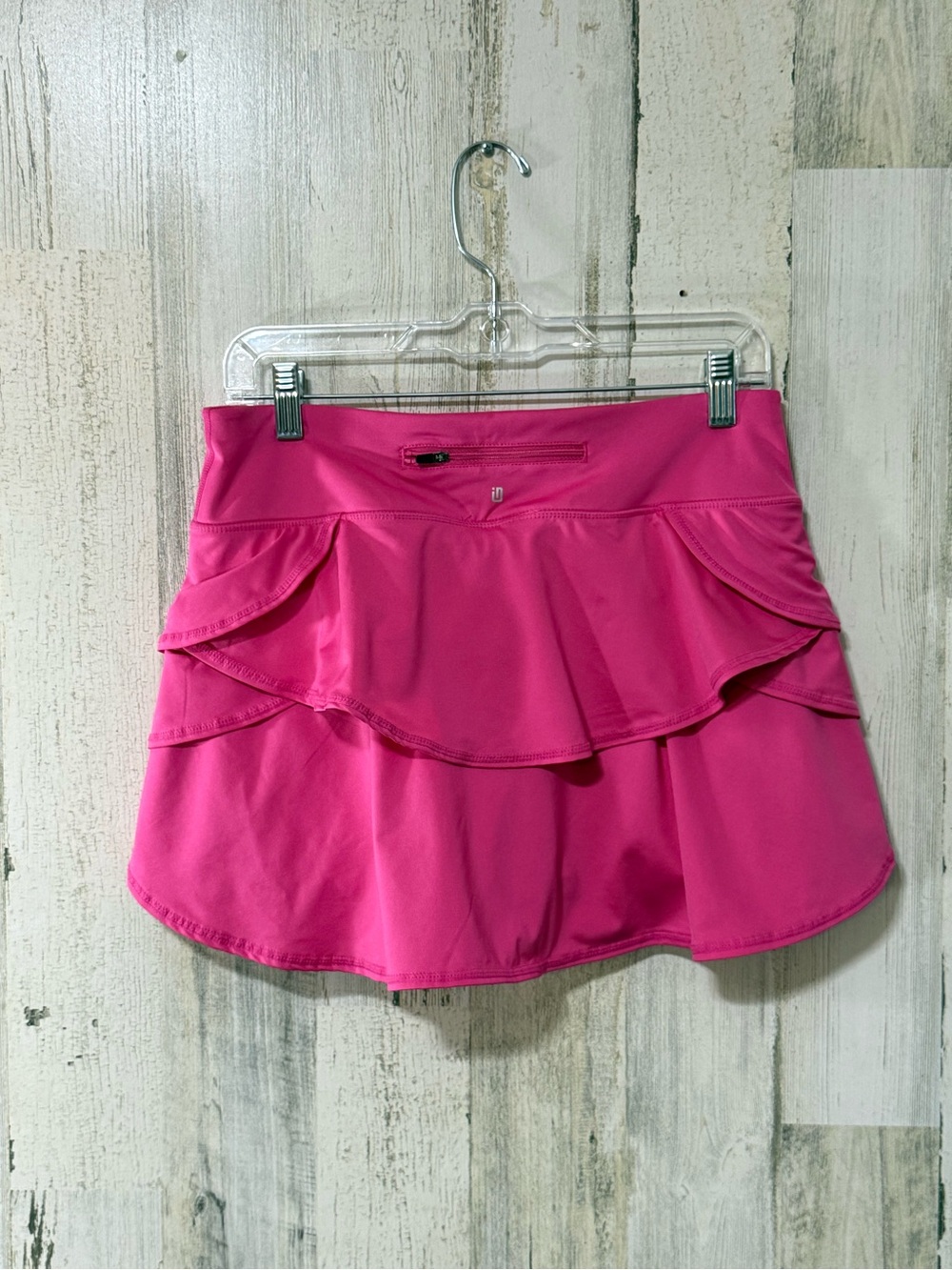 Ideology Hot Pink Tiered Ruffle Mini Tennis 🎾 Pickleball Golf Athletic Skirt - Picture 6 of 10
